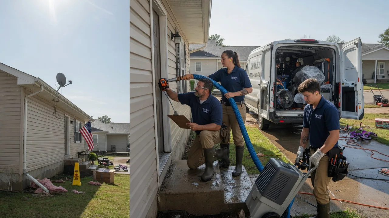 Ceiling Water Damage Restoration in Covington, IN near me